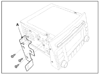 2. When separate the CD rom drive, if necessary, remove the top cover (A)